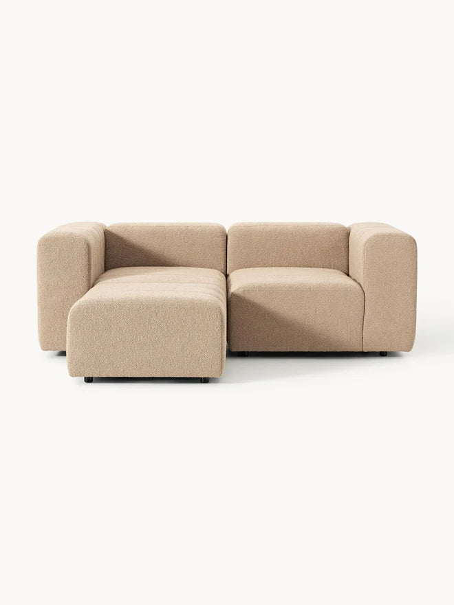 L-shape sofa - Beech Wood - Multicolor -211*180*85*70 cm