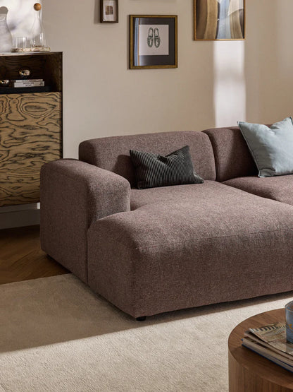 L-shape sofa - Beech Wood - Multicolor -238*143*85*75 cm
