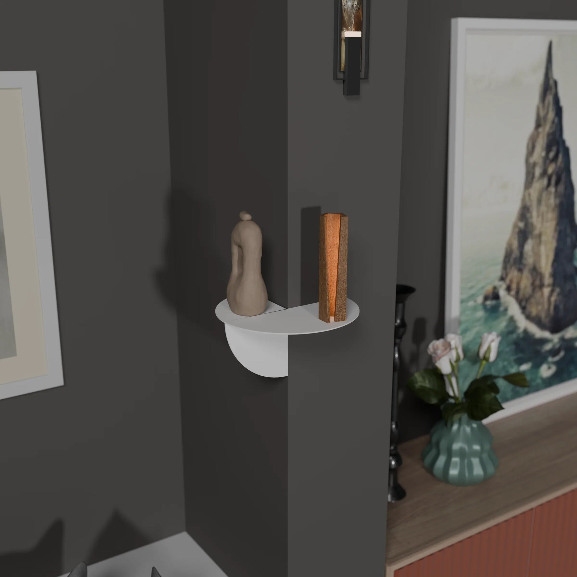 Decoration Shelf - Steel - Multi Color - 30×15×15 cm - Cataloug