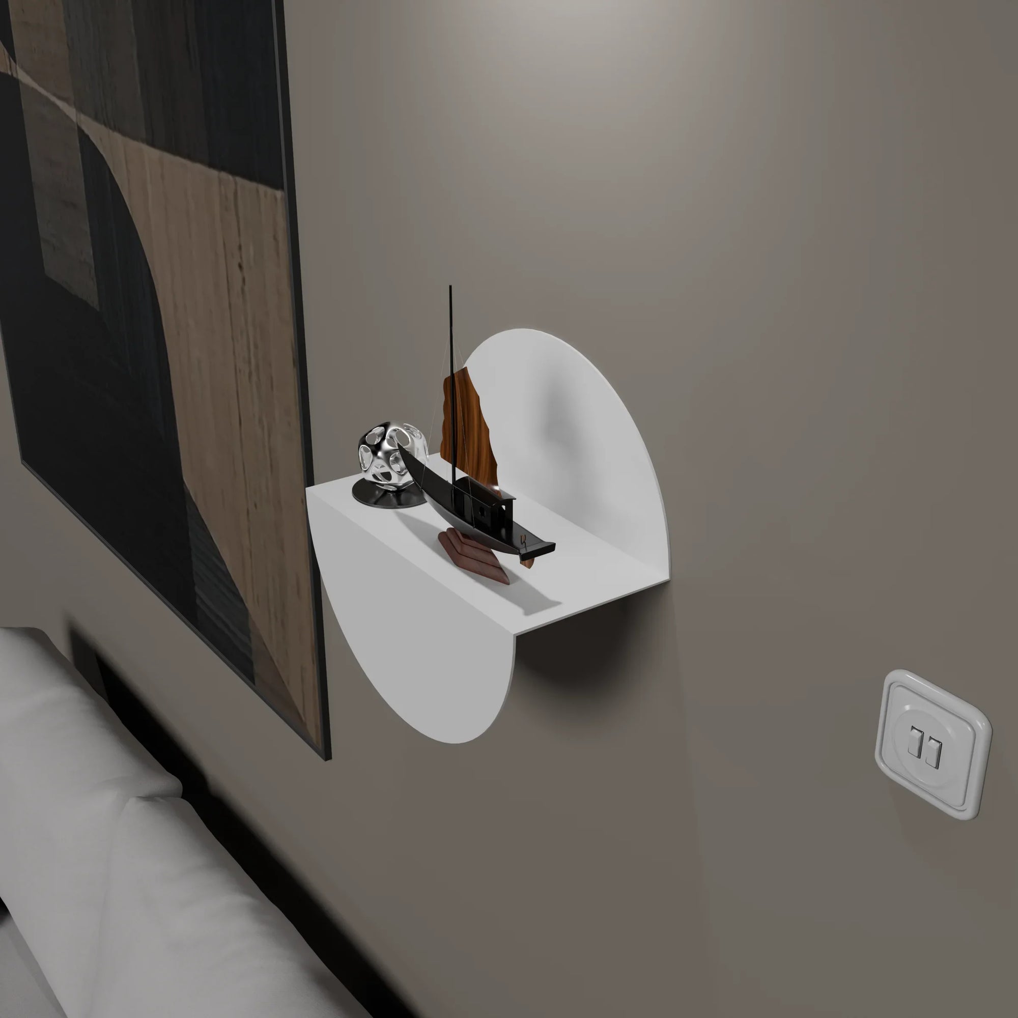 Decoration Shelf - Steel - Multi Color - 30×12×30 cm - Cataloug