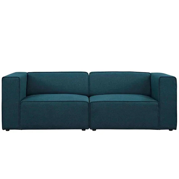 Sofa - Beech Wood - Linen Fabric - 220x85 cm - Cataloug