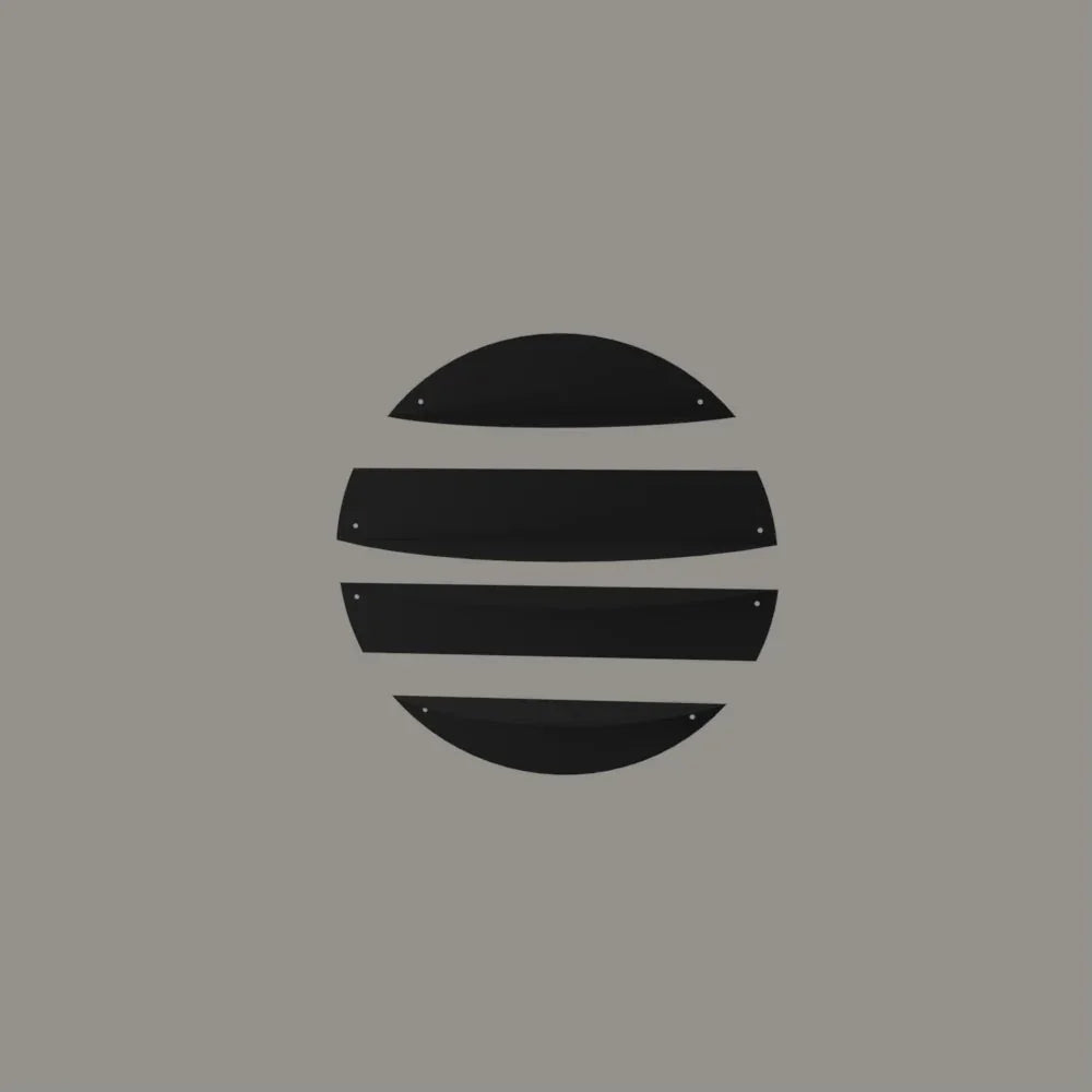 Decoration Shelf - Steel - Multi Color - 60×14×13 cm - Cataloug