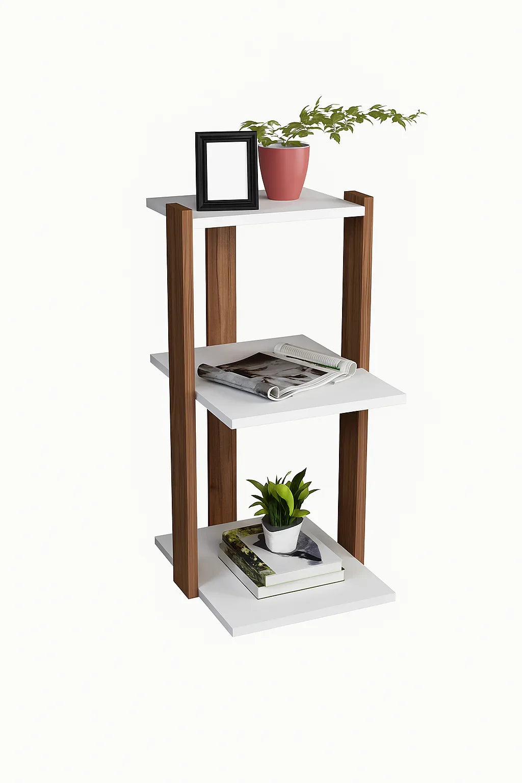 Side Table - MDF - Multi Color - 30x40x70 - Cataloug