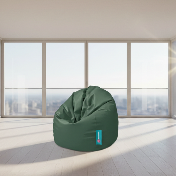 Medium waterproof Bean bag - Green - 80x80x60 cm