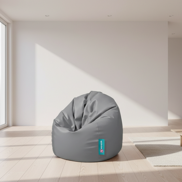 Medium waterproof Bean bag - Grey - 80x80x60 cm