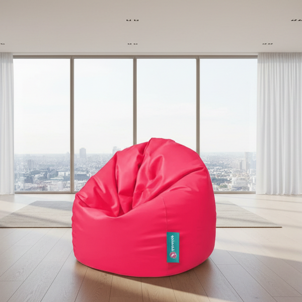 Medium waterproof Bean bag - Pink - 80x80x60 cm