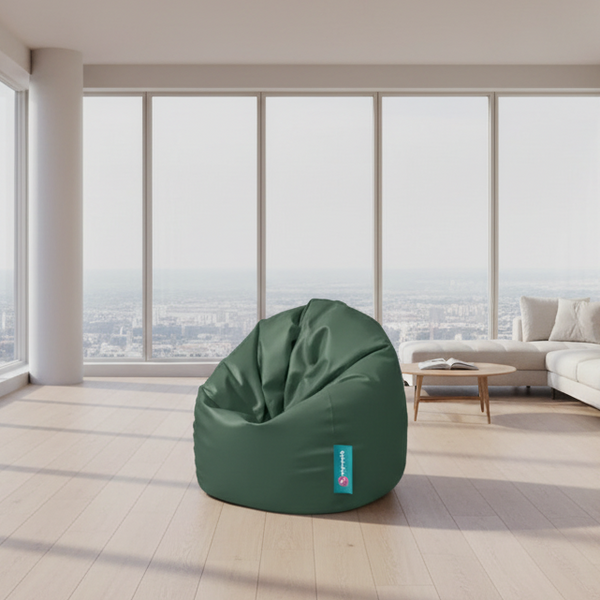Large waterproof Bean bag - Green - 90x90x70 cm
