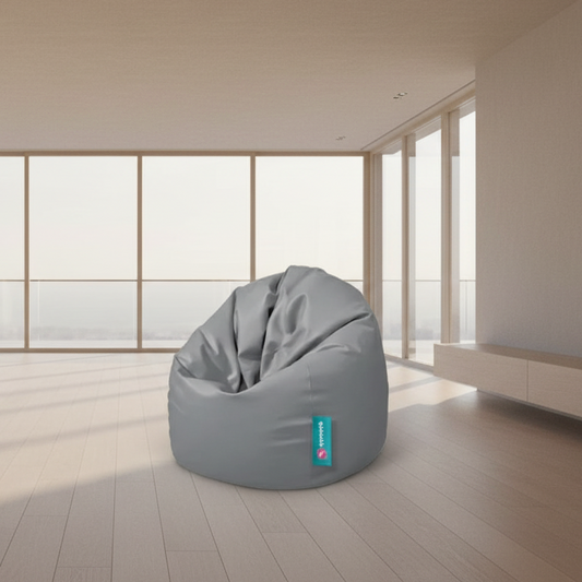 Large waterproof Bean bag - Grey - 90x90x70 cm