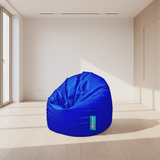 Large waterproof Bean bag - Blue - 90x90x70 cm