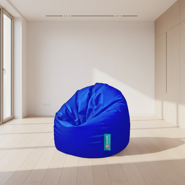 Large waterproof Bean bag - Blue - 90x90x70 cm