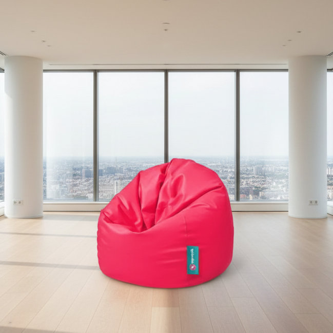Large waterproof Bean bag - Pink - 90x90x70 cm