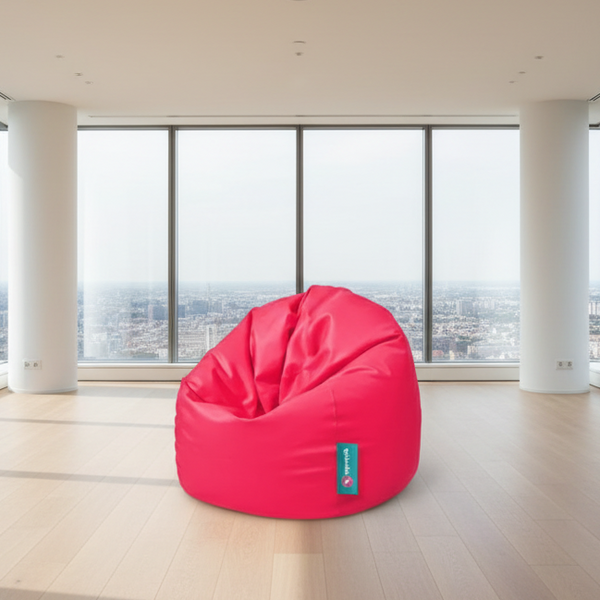 Large waterproof Bean bag - Pink - 90x90x70 cm