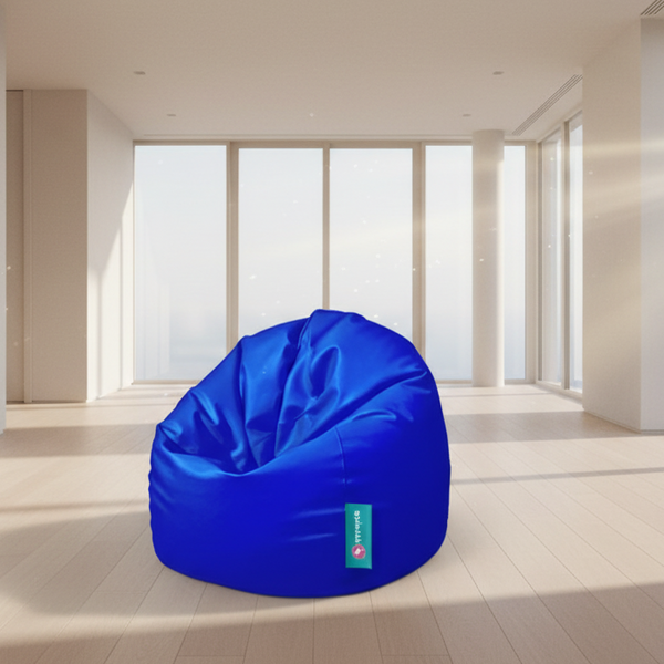 X-Large waterproof Bean bag - Blue  - 110x110x80 cm