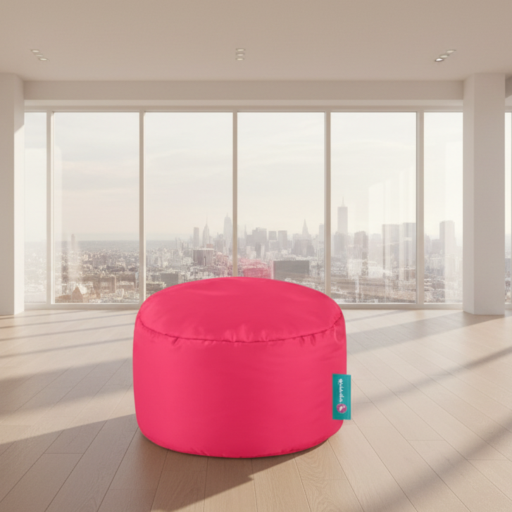 Buff waterproof Bean bag - Pink  - 30x30x30 cm