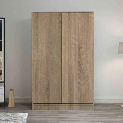 Wardrobe - MDF Wood - Beige - 180x120x40 cm - Cataloug