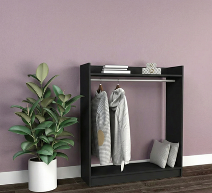 Dressing - MDF - black - 100x35x120 cm