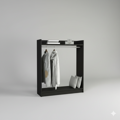 Dressing - MDF - black - 100x35x120 cm