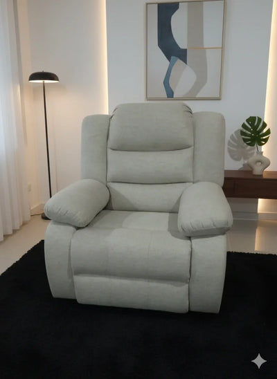Chair - lazy boy - recliner - Light beige - 90 X 80 X 100 cm - Cataloug