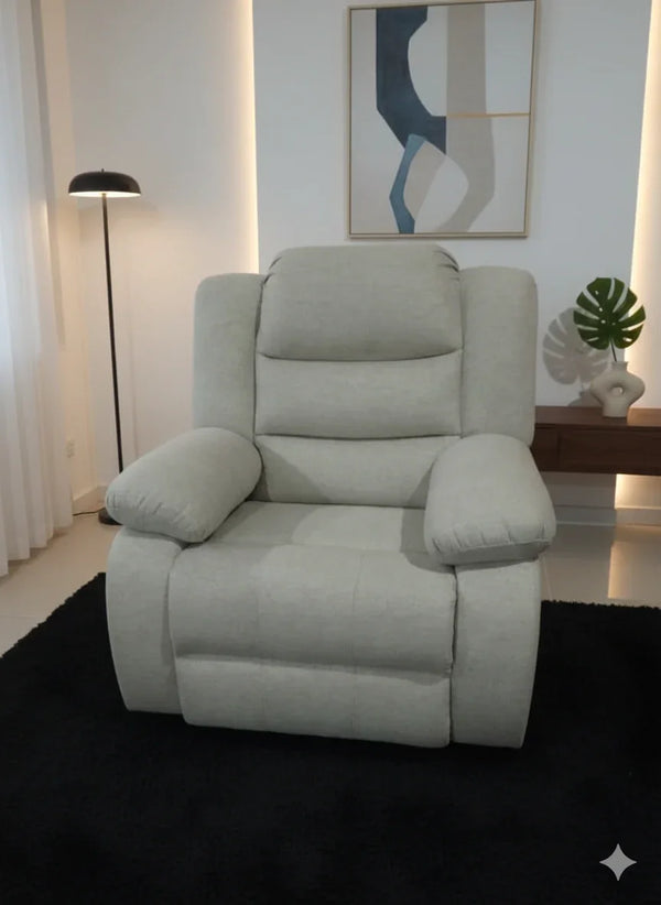 Chair - lazy boy - recliner - Light beige - 90 X 80 X 100 cm - Cataloug