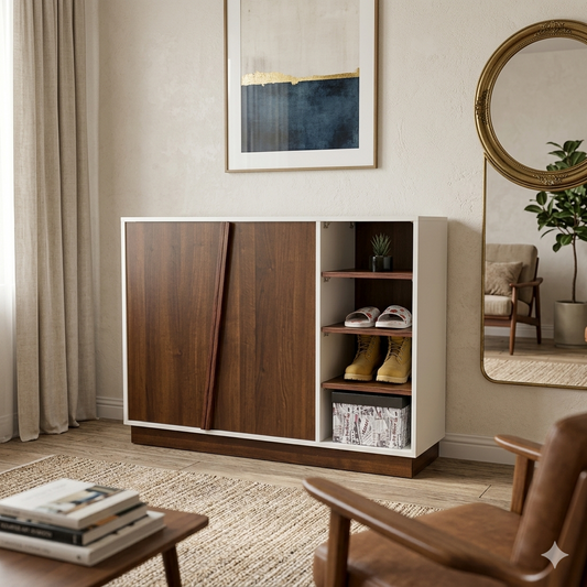 جزامه - خشب ام دي اف - متعدد الألوان - 120x40x90 سم