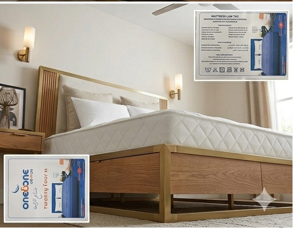 American 2 Pillow Top One&One Pocket spring mattress pillow top 100 x 195 x 33 cm