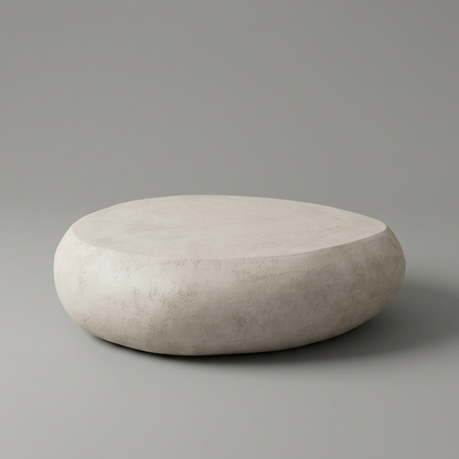 Coffe Table - Fiber Glass - Off white- 120x35 cm