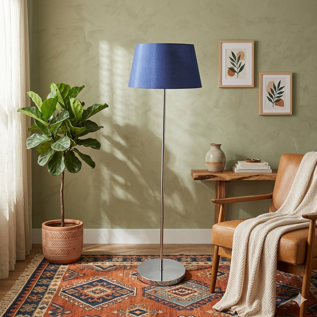 Floor Lamp - Steel - Multi Color - 150x40 cm