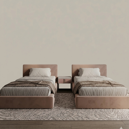 Bed-MDF Wood-pink-MultiSize