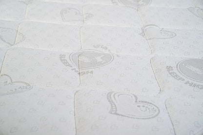 German Bonnell Mattress - Double Net - Gold & White - 120 x 195 x 30 cm
