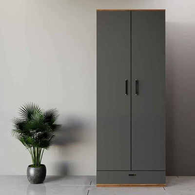 Wardrobe - MDF Wood - Multi Color - 80x52x180 cm - Cataloug