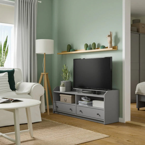 TV Unit - MDF Wood - Grey - 138x134x54 cm - Cataloug