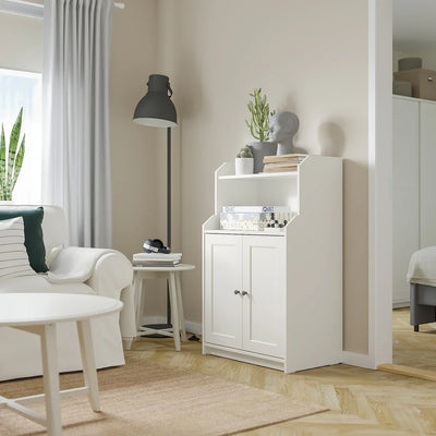 Storage Unit - MDF Wood - White - 70x66x116 cm - Cataloug