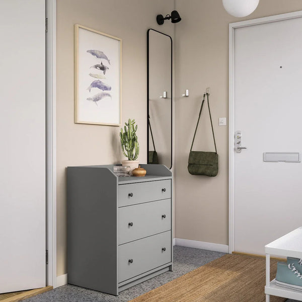 Drawer Unit - MDF Wood - Grey - 70x46x84 cm - Cataloug