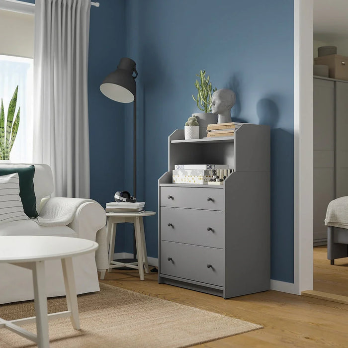Coffee Corner - MDF Wood - Grey - 70x46x116 cm - Cataloug