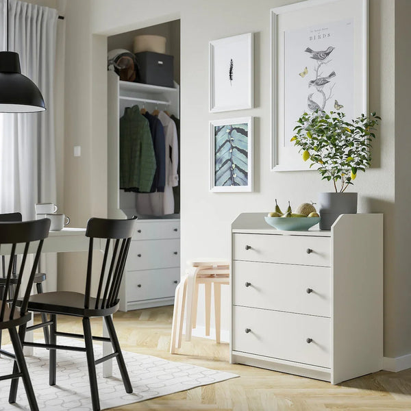 Drawer Unit - MDF Wood - White - 70x46x84 cm - Cataloug