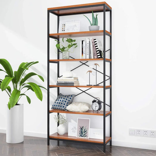 Steel - Storage - black & Brown - 180x80x30 CM - Cataloug