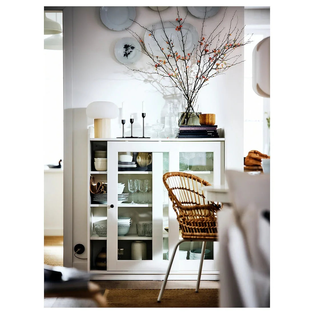 Storage Unit - MDF Wood - White - 105x101x161 cm - Cataloug