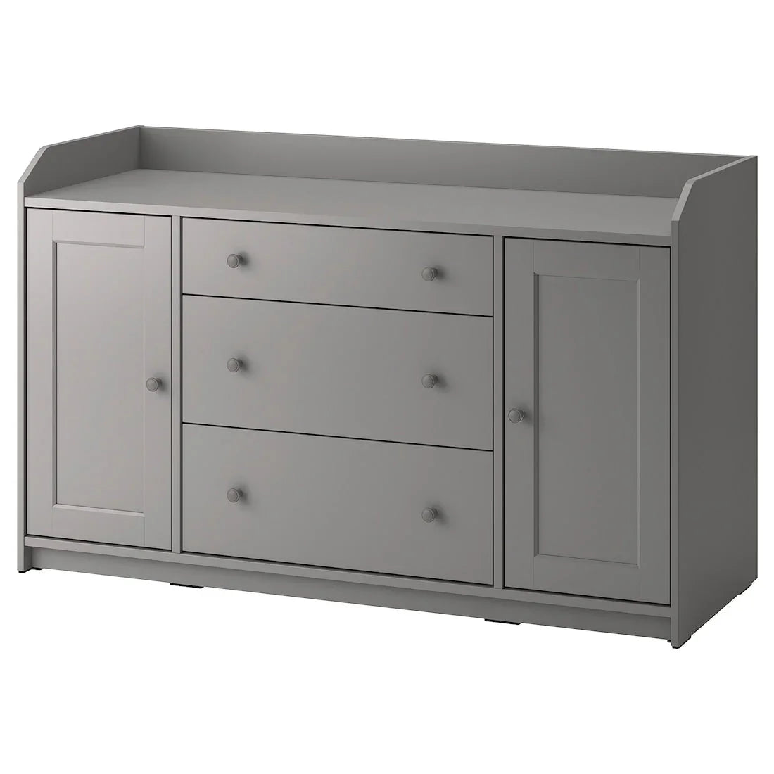 Storage Unit - MDF Wood - Grey - 140x136x84 cm - Cataloug