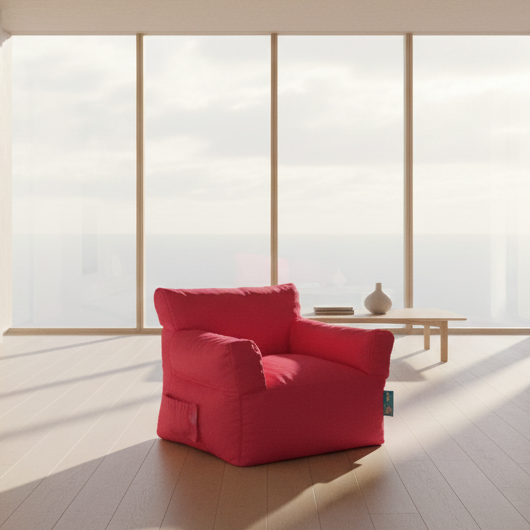 Royal Bean bag Chair - Foshia - 90x90x90 cm