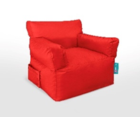 Royal Bean bag Chair - Red- WPV.BB.300.0035
