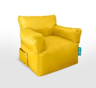 Royal Bean bag Chair - Yellow- WPV.BB.300.0034