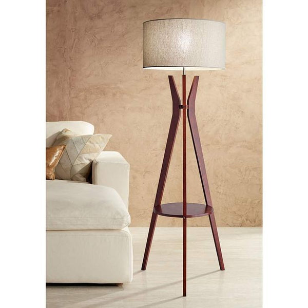 اباجوره - خشب زان- ؤف وايت و بني - 165 × 40 سم