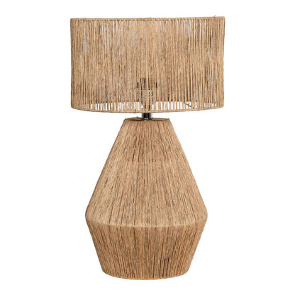 Table Lamp - Steel & Jute Ropes - Beige - 55x30 cm