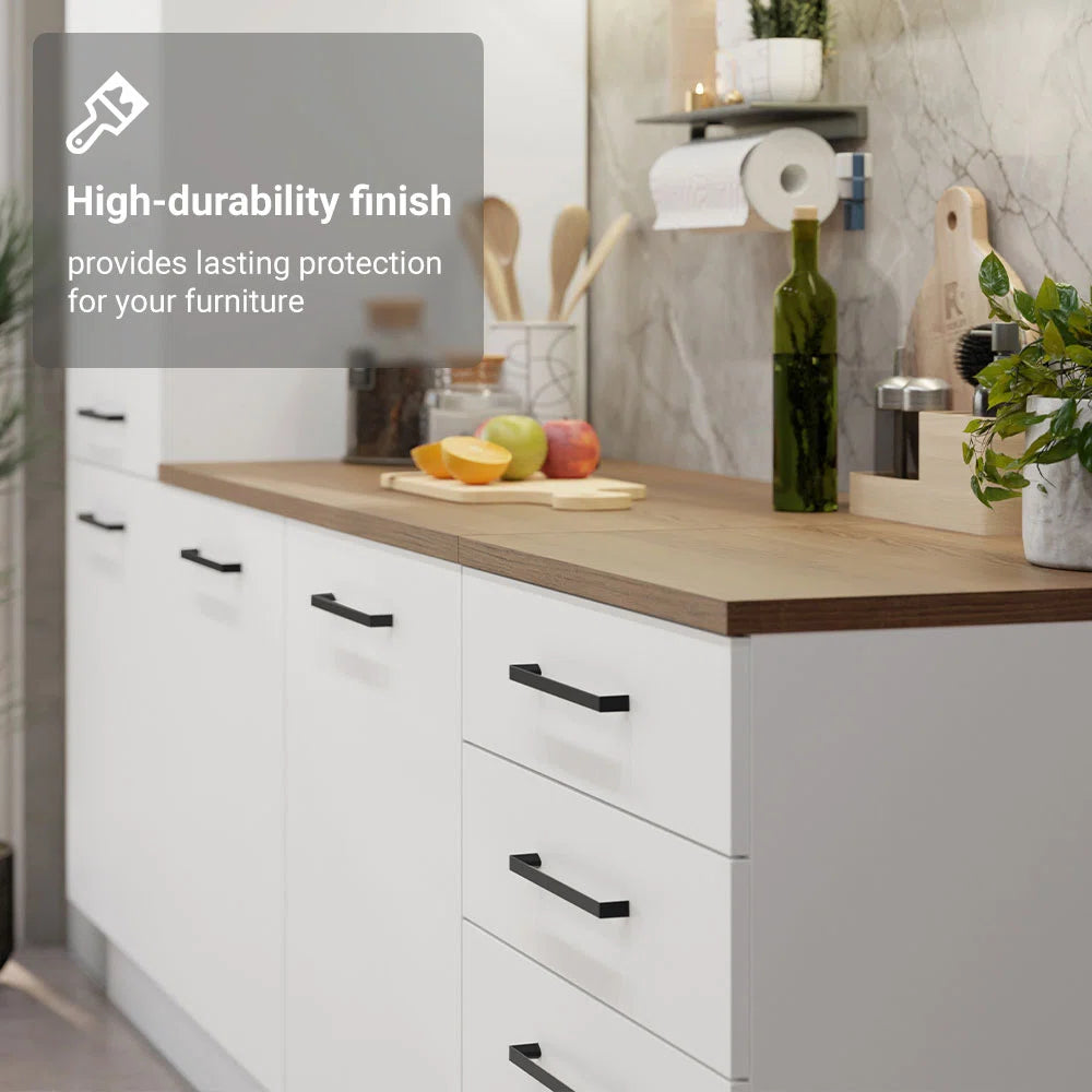 Kitchen - MDF - 3 Piece - White - 240x225x60 cm