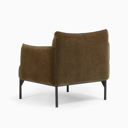Armchair - Oak Wood - Velvet- Multi color - 85x85x75 cm - Cataloug