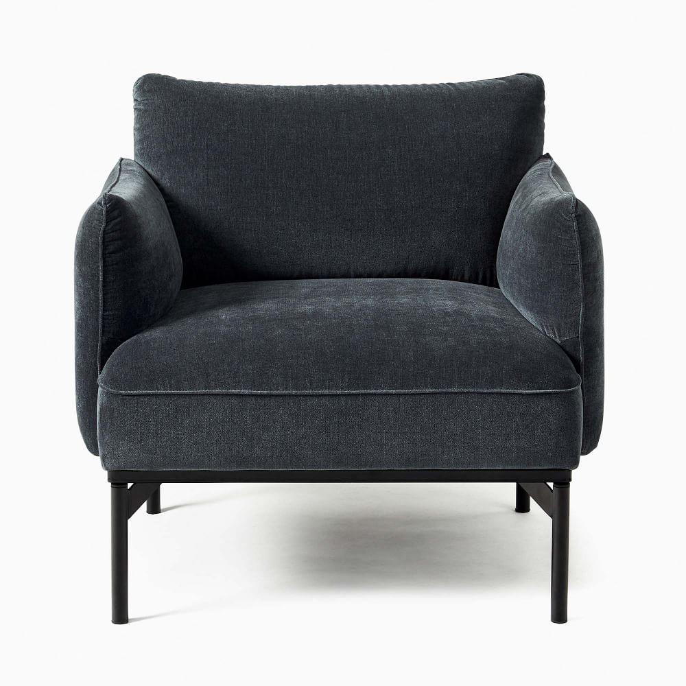 Armchair - Oak Wood - Velvet- Multi color - 85x85x75 cm - Cataloug