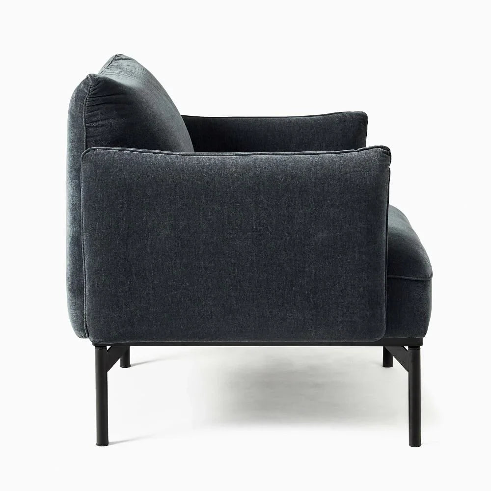 Armchair - Oak Wood - Velvet- Multi color - 85x85x75 cm - Cataloug