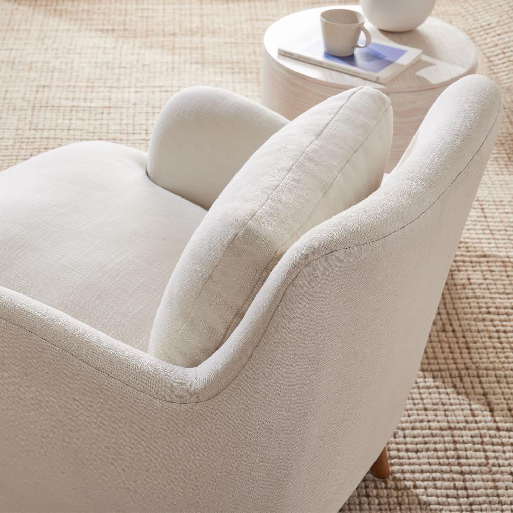 Armchair - Oak Wood - Beech Wood - Linen - 85x80x85 cm - Cataloug