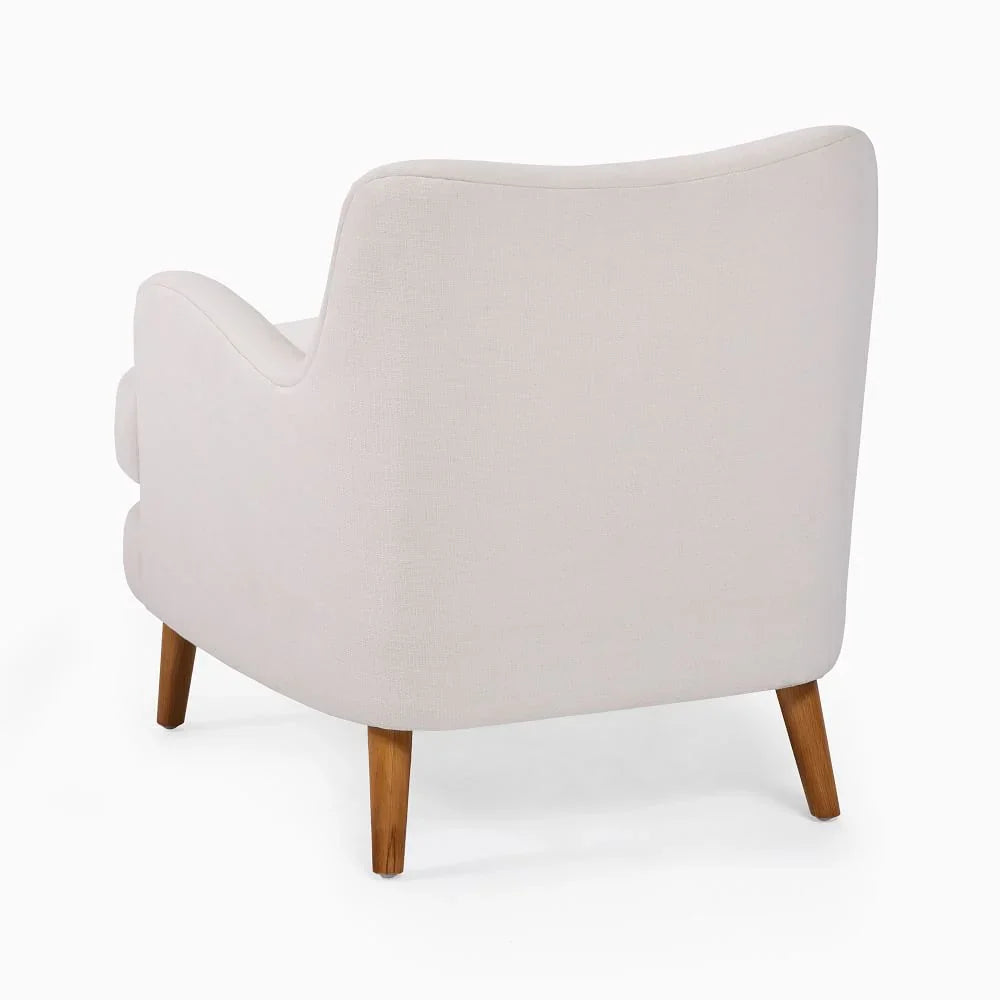 Armchair - Oak Wood - Beech Wood - Linen - 85x80x85 cm - Cataloug