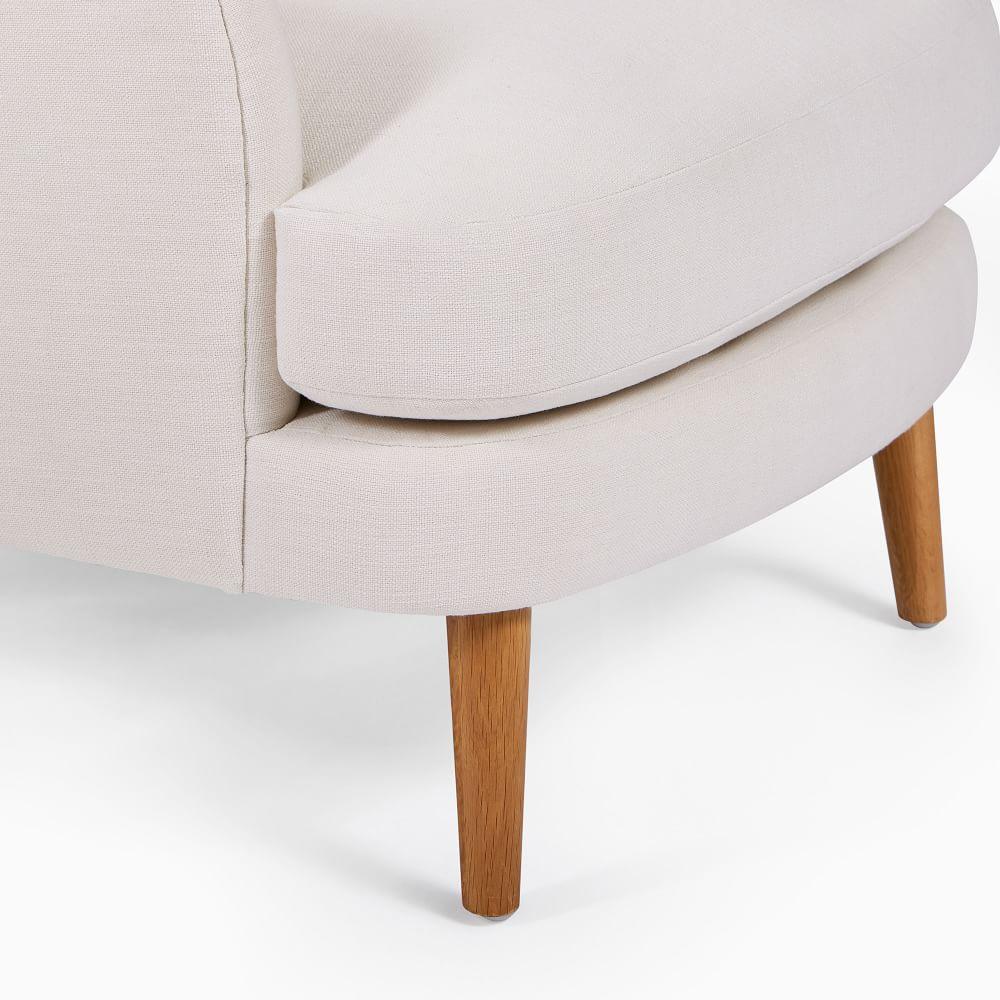 Armchair - Oak Wood - Beech Wood - Linen - 85x80x85 cm - Cataloug